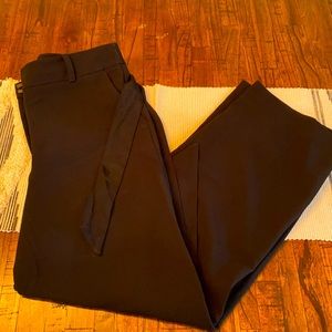 Black Loft Wide Leg Dress Pants